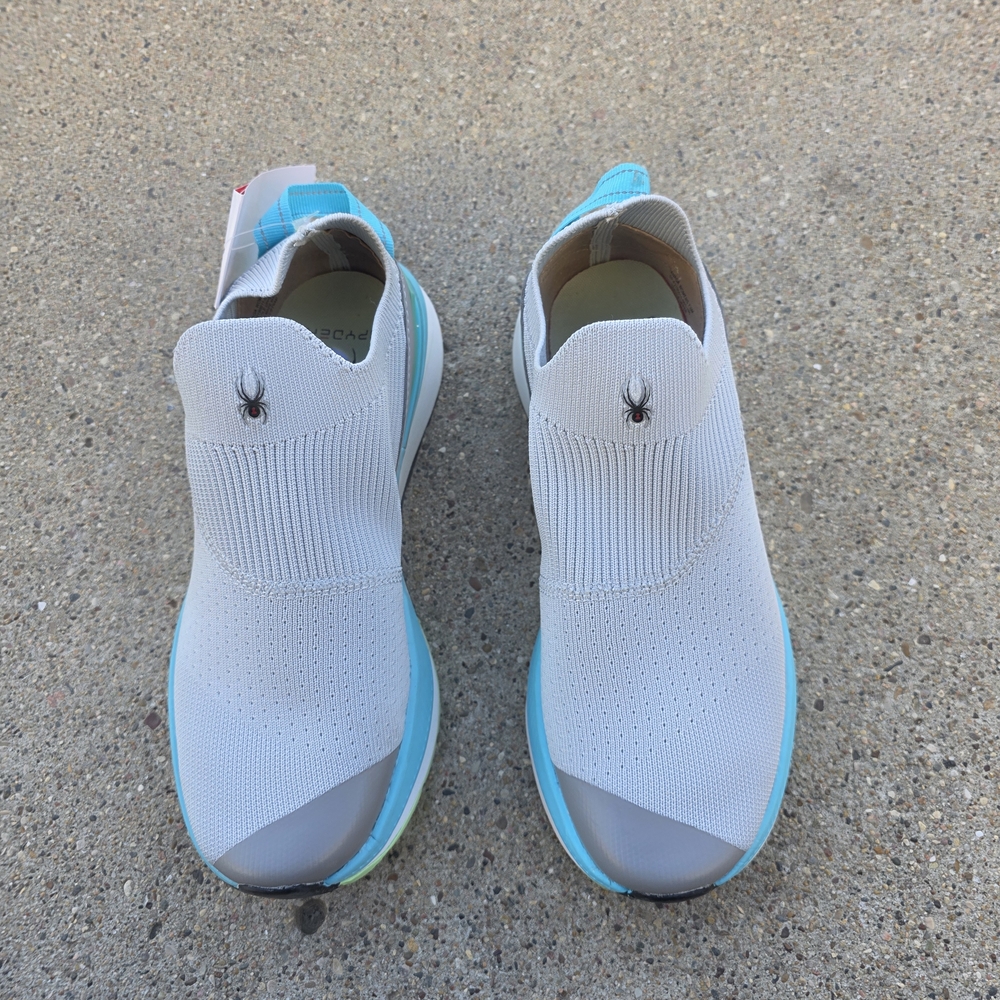 SPYDER Women's Gray and Blue Slip-On Sneakers Size 7.5 - Picture 3 of 11